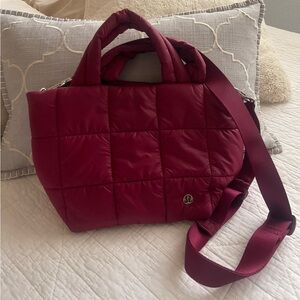 LULULEMON QUILTED GRID TOTE BAG MINI